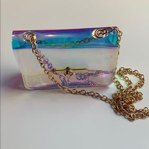 Transparent Hologram Crossbody